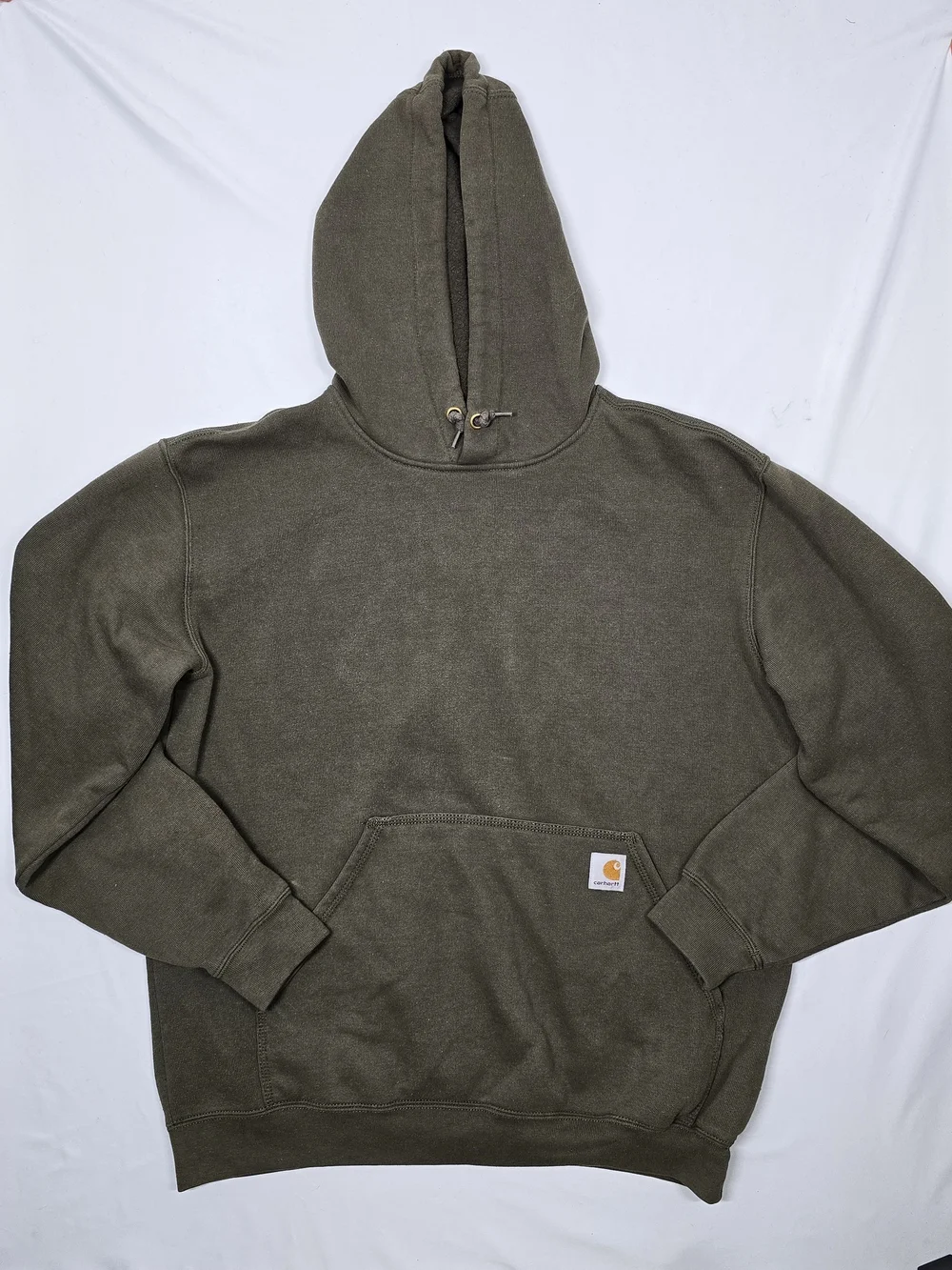 Carhartt K121 Midweight Pullover Hoodie Moss Green Size Medium